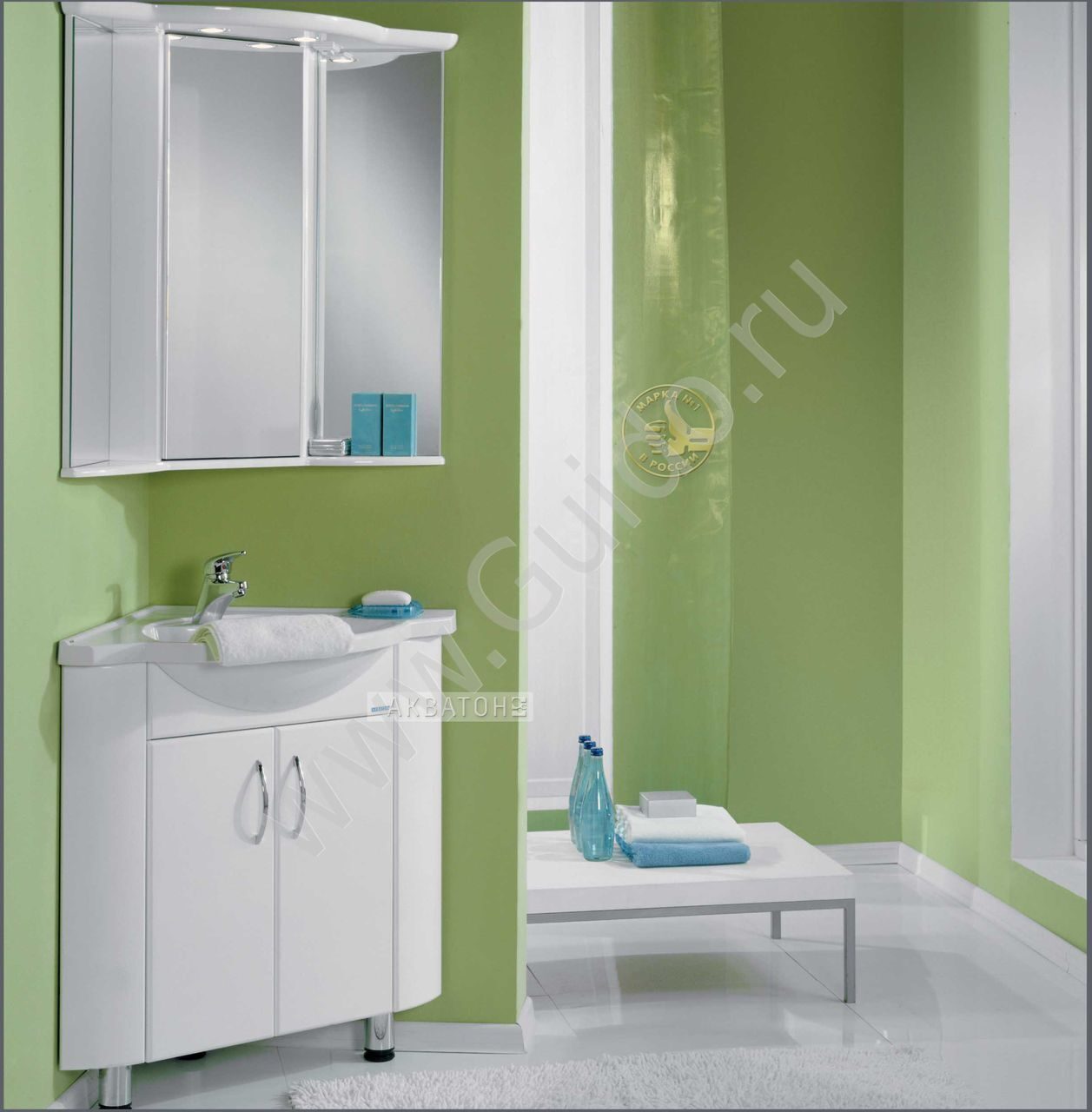 Комплект мебели для ванной Акватон Караван м 62