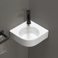 Раковина керамическая Vincea VBS-502 440*385*155 подвесная цвет белый