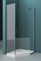 Душевой уголок Belbagno KRAFT-P-1-100-C-Cr-R