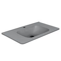 Раковина Vincea VCB-2VP800W из искусственного камня, цвет белый