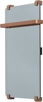 Полотенцесушитель электрический Allen Brau Infinity 80x44 с рейлингом и креплением, медь браш