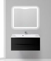 Тумба под раковину BelBagno Marino 100 nero lucido MARINO-1000-2C-SO-NL-P