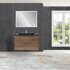 Тумба под раковину Vincea Mia 800 подвесная, 2 выкатных ящик soft close, V.Oak
