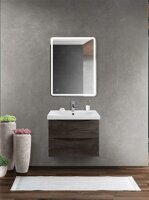 Тумба под раковину подвесная BelBagno MARINO-CER-800-2C-SO-RNG-P Rovere Nature Grigio