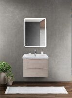 Тумба под раковину подвесная BelBagno MARINO-CER-800-2C-SO-RG-P Rovere Grigio