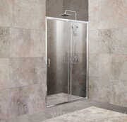 Душевая дверь в нишу Belbagno UNIQUE-BF-1-100/115-P-Cr