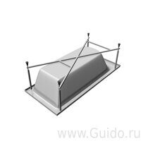 Металлический каркас для акриловой ванны Relisan Прага 150х70